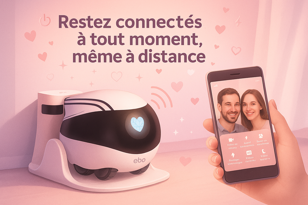 Robot Connecté Enabot EBO SE – Caméra Wi-Fi Intelligente pour Rester Proches à Distance